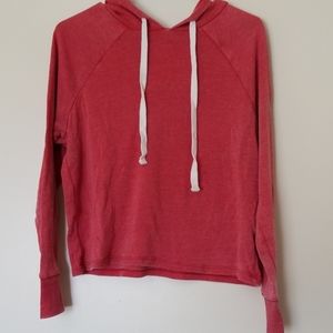 Women's pullover sweater with hood size small